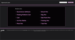 Desktop Screenshot of 0pencart.com